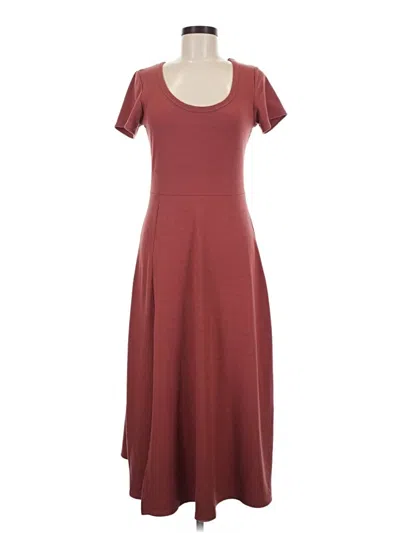 Pre-owned See You Monday Casual Dress In Burgundy