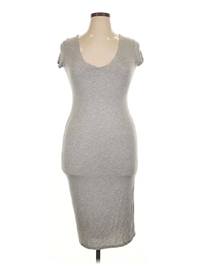 Pre-owned See You Monday Casual Dress In Gray