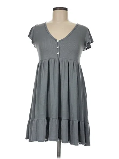 Pre-owned See You Monday Casual Dress In Gray