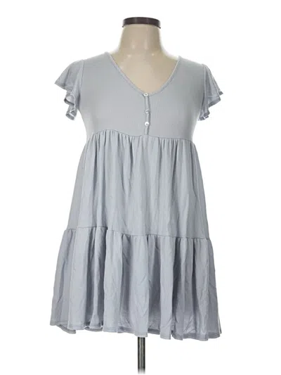 Pre-owned See You Monday Casual Dress In Gray