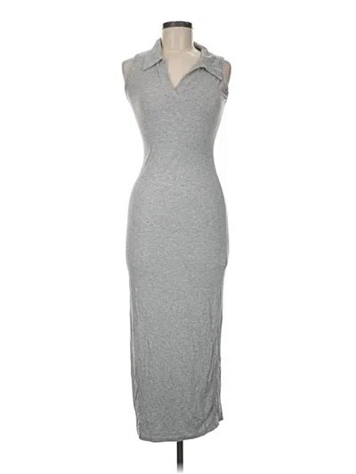 Pre-owned See You Monday Casual Dress In Gray