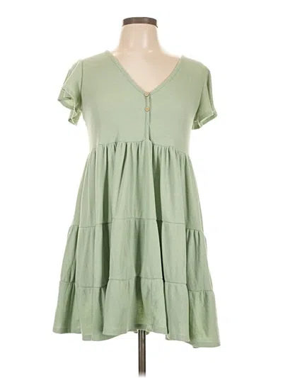 Pre-owned See You Monday Casual Dress In Green