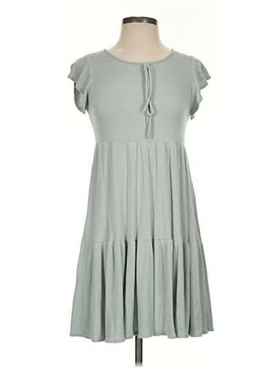 Pre-owned See You Monday Casual Dress In Green