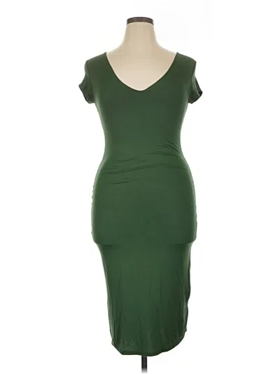 Pre-owned See You Monday Casual Dress In Green
