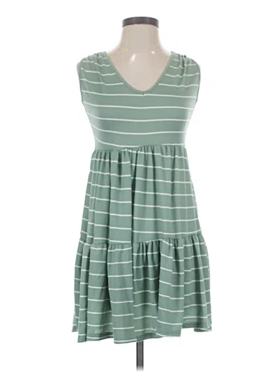 Pre-owned See You Monday Casual Dress In Green