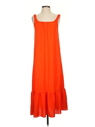 Pre-owned See You Monday Casual Dress In Orange