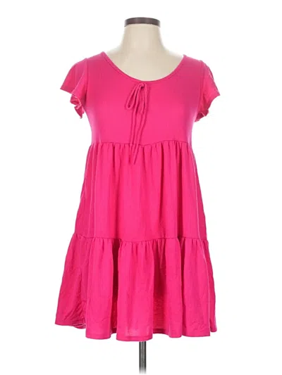 Pre-owned See You Monday Casual Dress In Pink