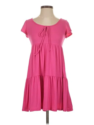 Pre-owned See You Monday Casual Dress In Pink