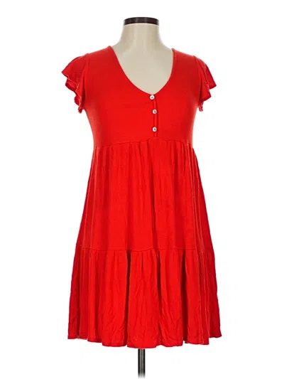 Pre-owned See You Monday Casual Dress In Red