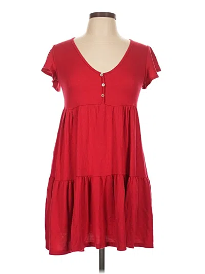 Pre-owned See You Monday Casual Dress In Red