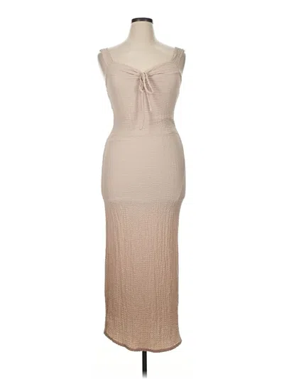 Pre-owned See You Monday Casual Dress In Tan