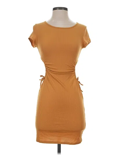 Pre-owned See You Monday Casual Dress In Tan