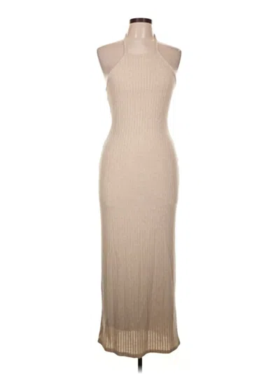 Pre-owned See You Monday Casual Dress In Tan