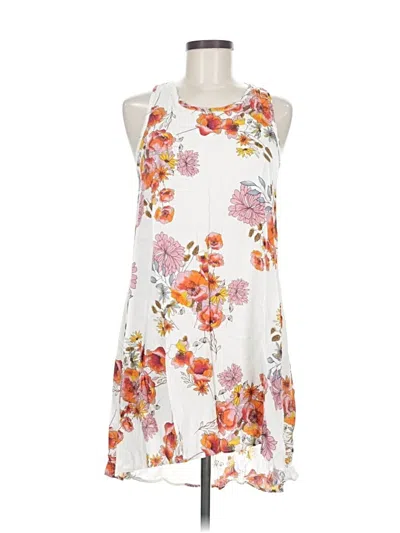 Pre-owned See You Monday Casual Dress In White