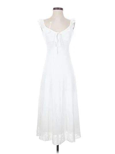 Pre-owned See You Monday Casual Dress In White