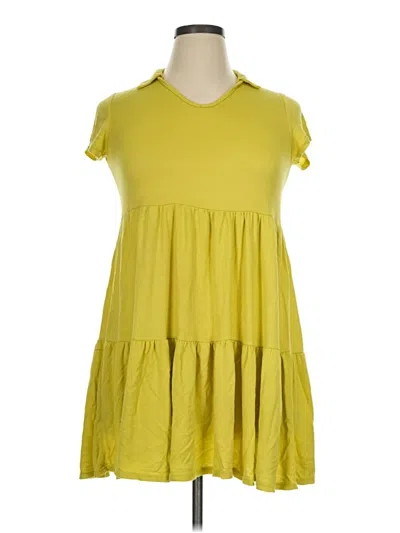 Pre-owned See You Monday Casual Dress In Yellow