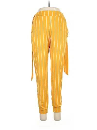 Pre-owned See You Monday Casual Pants In Yellow
