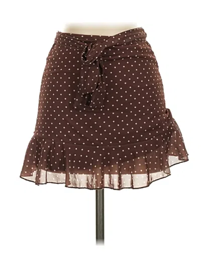 Pre-owned See You Monday Casual Skirt In Brown