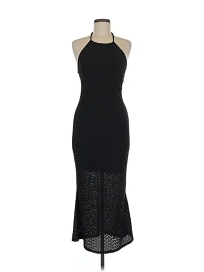 Pre-owned See You Monday Cocktail Dress In Black