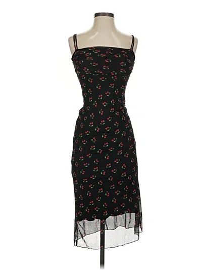 Pre-owned See You Monday Cocktail Dress In Black