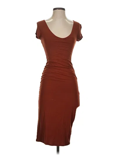 Pre-owned See You Monday Cocktail Dress In Brown