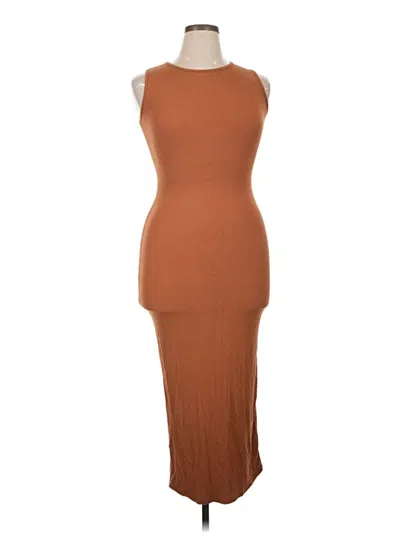Pre-owned See You Monday Cocktail Dress In Brown