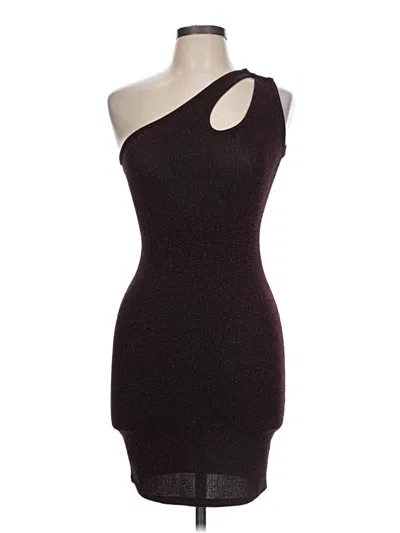Pre-owned See You Monday Cocktail Dress In Burgundy