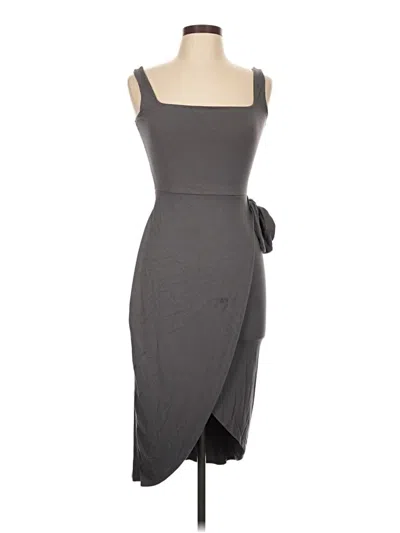 Pre-owned See You Monday Cocktail Dress In Gray