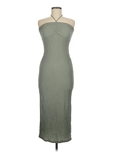 Pre-owned See You Monday Cocktail Dress In Gray