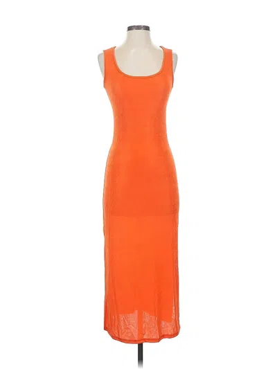 Pre-owned See You Monday Cocktail Dress In Orange