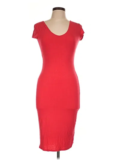 Pre-owned See You Monday Cocktail Dress In Red