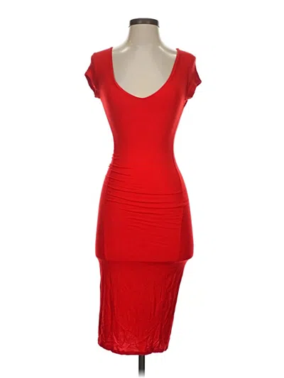 Pre-owned See You Monday Cocktail Dress In Red