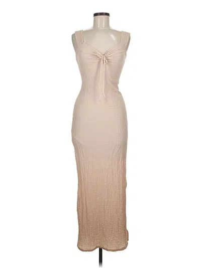 Pre-owned See You Monday Cocktail Dress In Tan