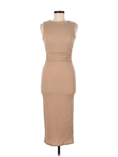 Pre-owned See You Monday Cocktail Dress In Tan