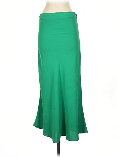 Pre-owned See You Monday Formal Skirt In Green