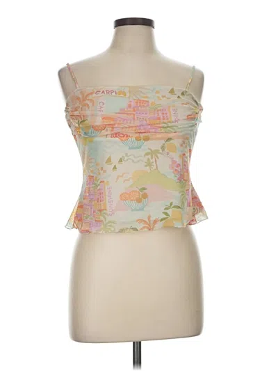 Pre-owned See You Monday Sleeveless Blouse In Pink