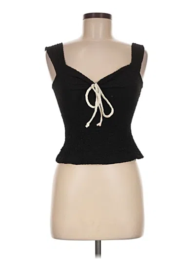 Pre-owned See You Monday Sleeveless Top Black Sweetheart Neckline Tops