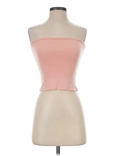 Pre-owned See You Monday Tube Top Pink Strapless Neckline Tops