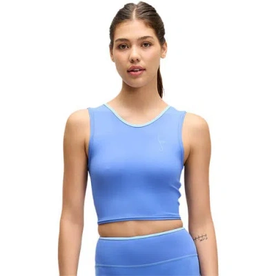 Seea Swimwear Ramona Tank Bikini Top In Blue