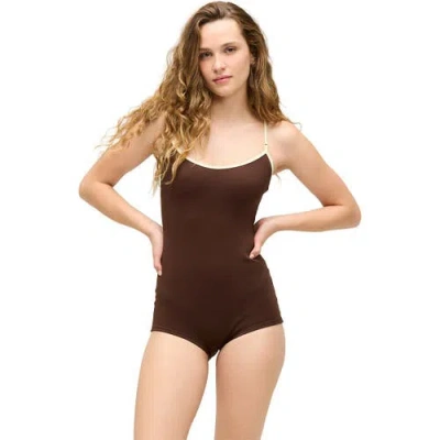 Seea Swimwear Rosita One Piece In Brown