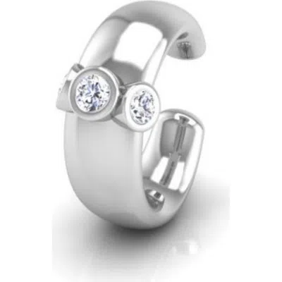 Seed2stone 180 Mid Ear Cuff In Silver