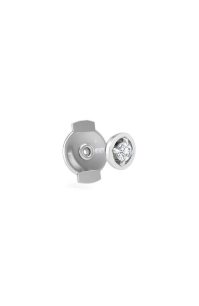 Seed2stone Center-of-attention Back-off Stud In Silver