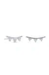 Seed2stone Full Curves Ear Crawlers In Silver