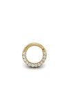 Seed2stone Pavé-all-day Flat Hoop In Gold