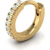 Seed2stone Pavé-all-day Single Hoop In Gold