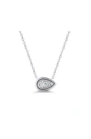 Seed2stone Perfect-pear Pendant In Silver