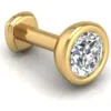 Seed2stone The Starlet Flat Back Stud In Gold