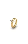 Seed2stone Twin Hoop In Gold