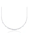 Seed2stone Uptown/downtown Choker Necklace In Silver