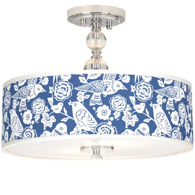 Seedling By Thomas Paul Aviary Shade 16" Crystal Accent Ceiling Light
